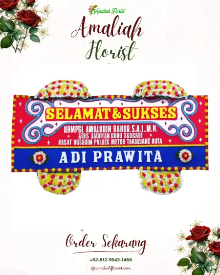 Papan Bunga Ucapan Selamat Baranangsiang